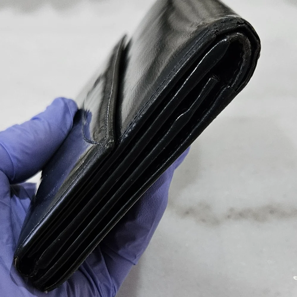 Loewe Blue Black Leather Wallet